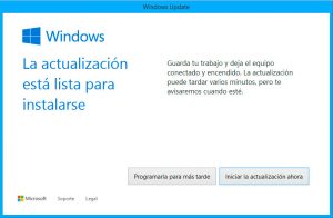 Actualizacion W10