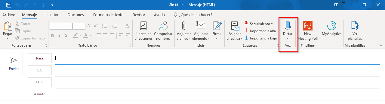 Píldora para usuarios de Office 365: Dictar en Word y Outlook – ABD