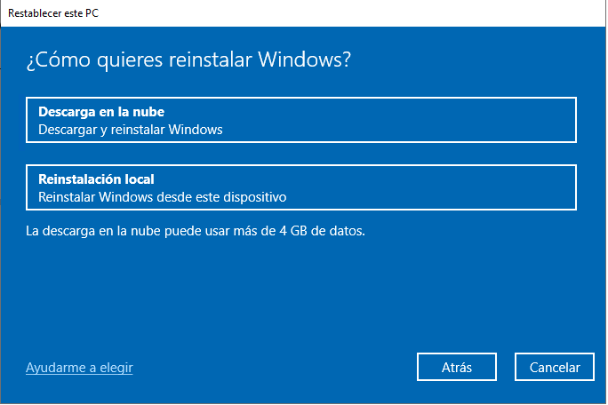 Actualización de Mayo de 2020 de Windows 10