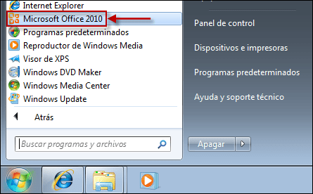 Fin de soporte para Microsoft Office 2010