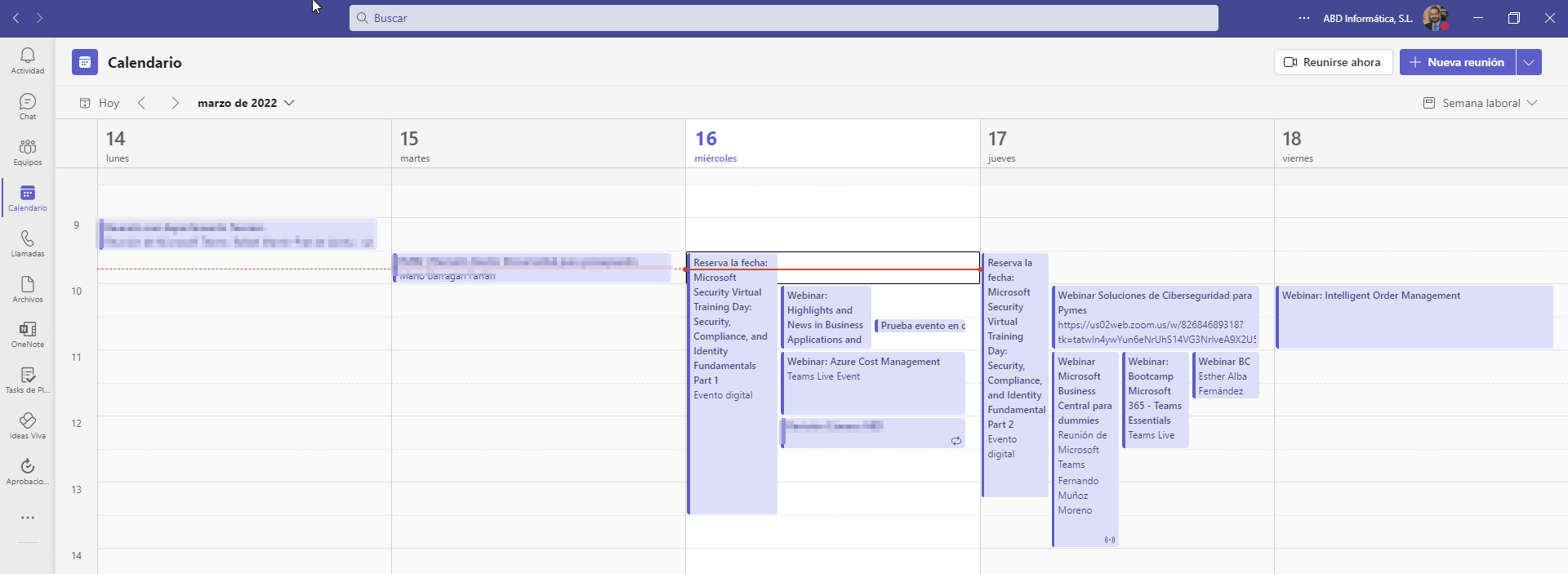 Píldora para Usuarios de Microsoft 365: uso del calendario de Teams