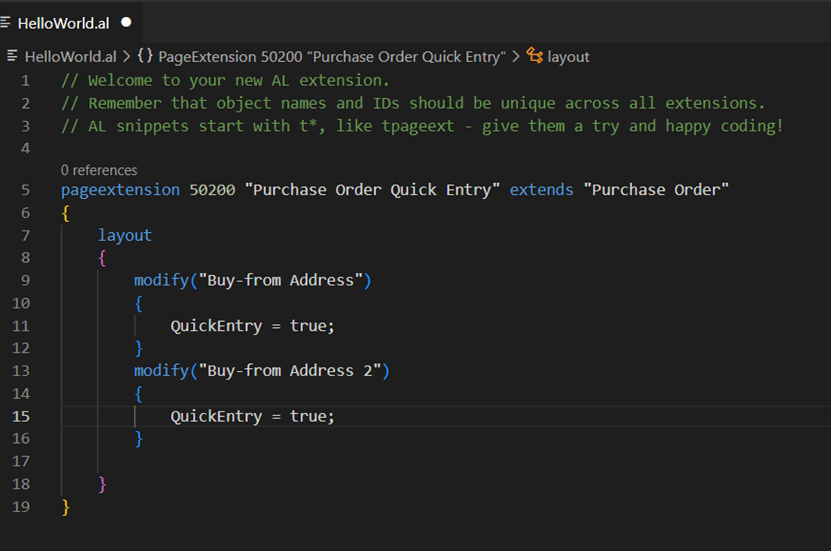 Dynamics 365 Business Central Quick Entry, la forma más rápida de introducir datos 1