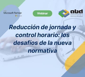 webinar Reducción de jornada y control horario: los desafíos de la nueva normativa