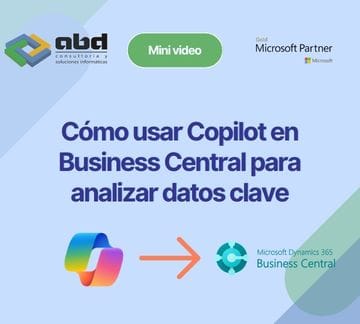 Cómo usar Copilot en Business Central para analizar datos clave