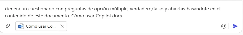 cuestionario con copilot y forms