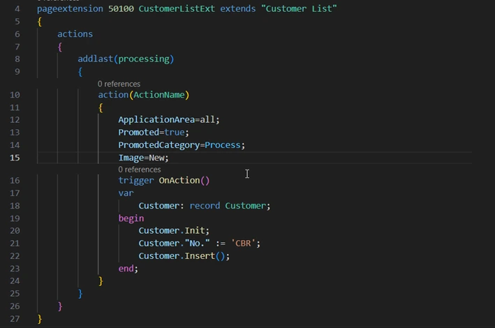 insertar registro con SystemId en AL