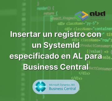 insertar registro con SystemId en AL
