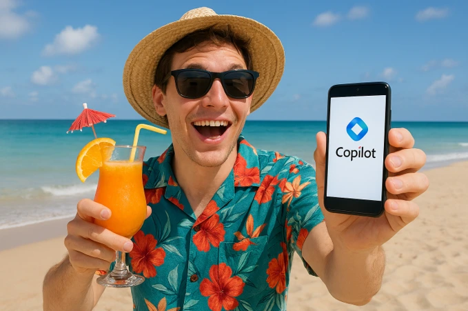 Copilot en vacaciones