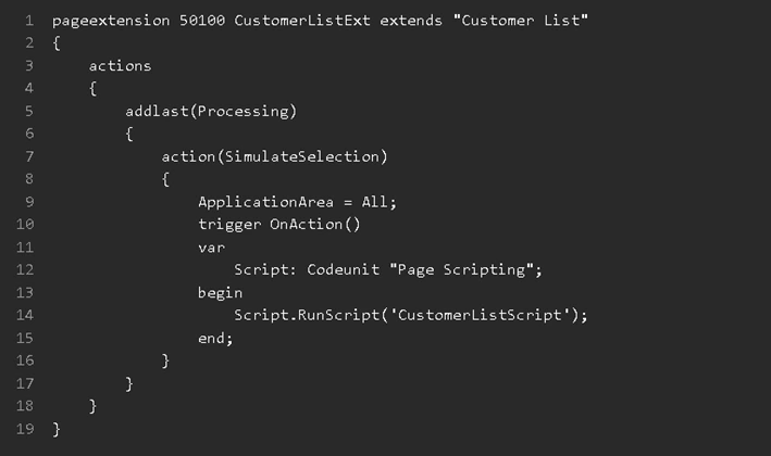 Page scripting mejorado