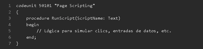 Page scripting mejorado