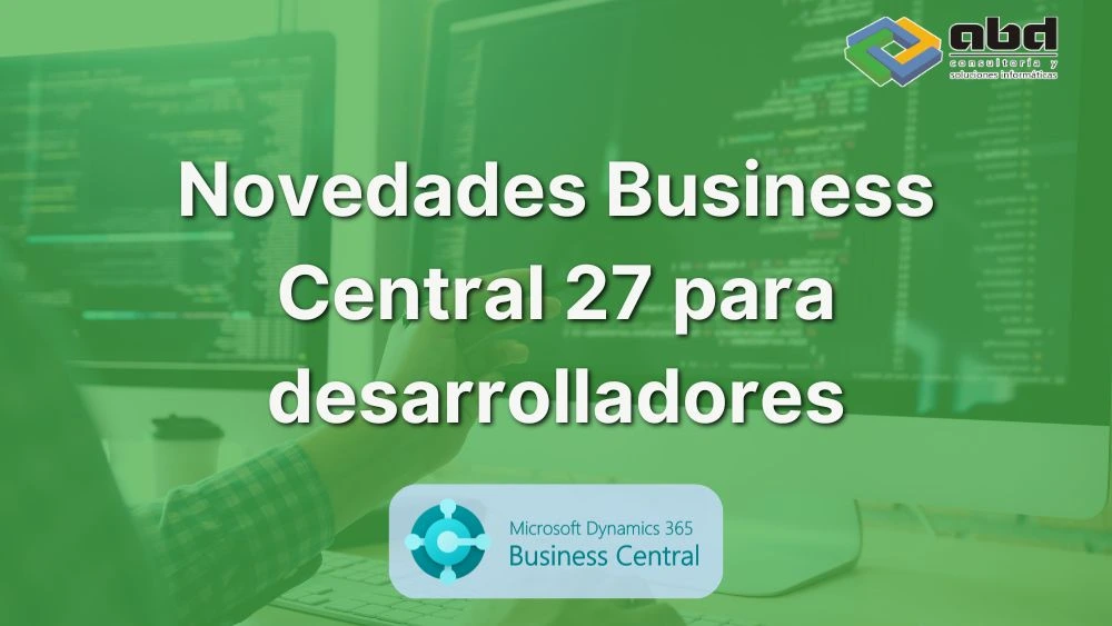 Novedades Business Central 27