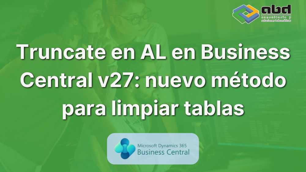Truncate en AL Business Central