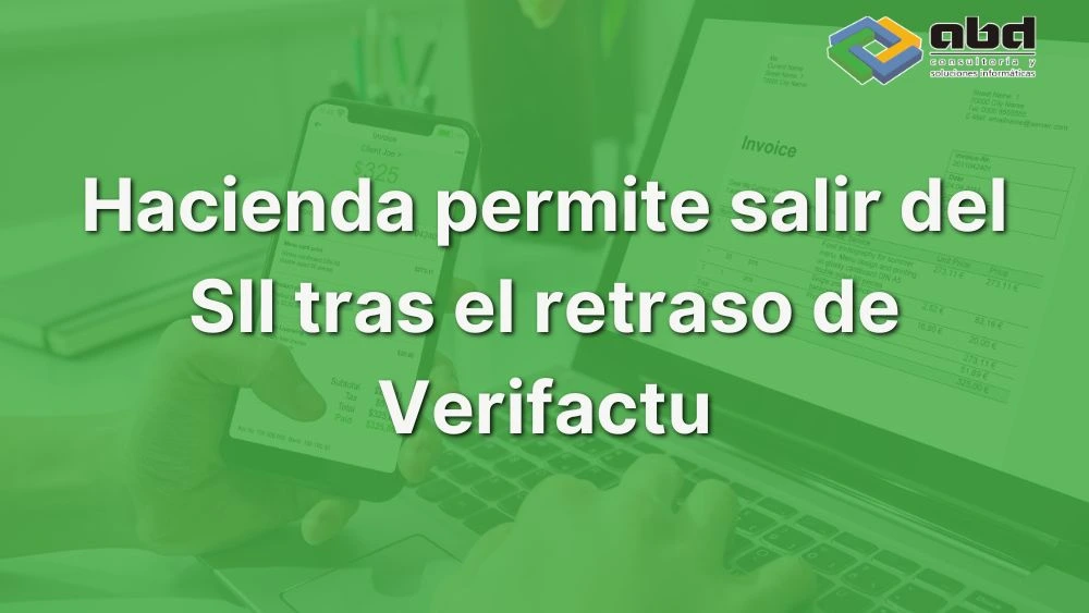 Hacienda permite salir del SII