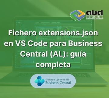 extensions.json en VS Code para Business Central