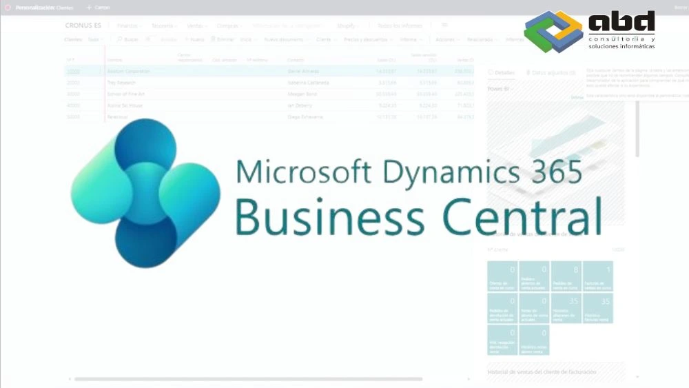 modificar campos en Business Central