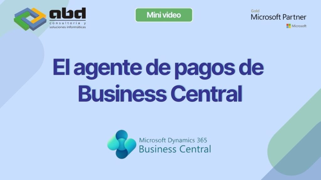 agente de pagos Business Central