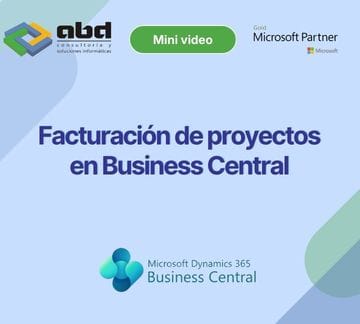 facturación de proyectos en Business Central