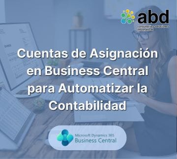 Cuentas de Asignación en Business Central