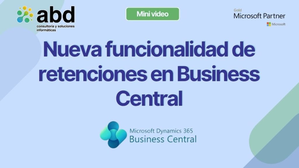 retenciones en Business Central