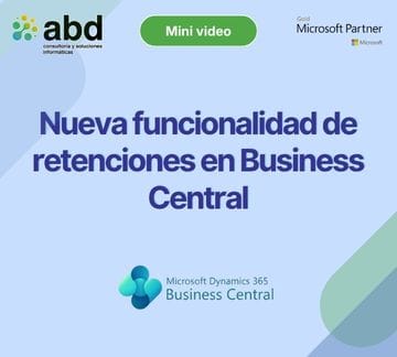 retenciones en Business Central