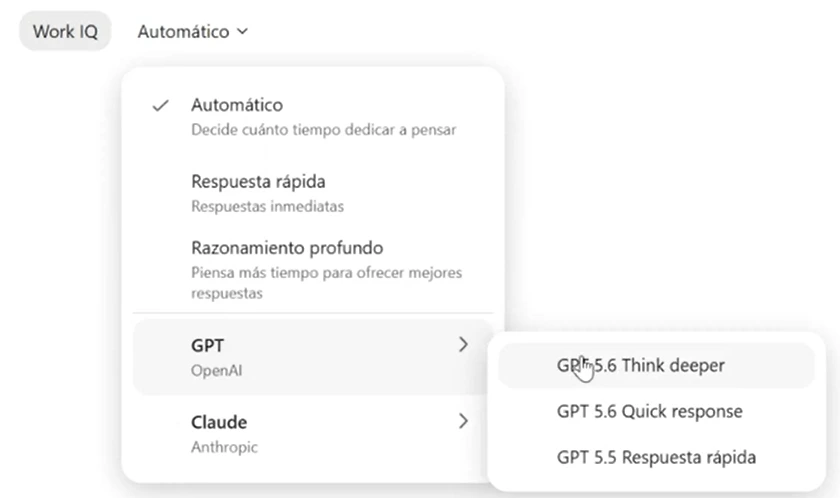 Cómo cambiar el modelo de IA en Microsoft Copilot