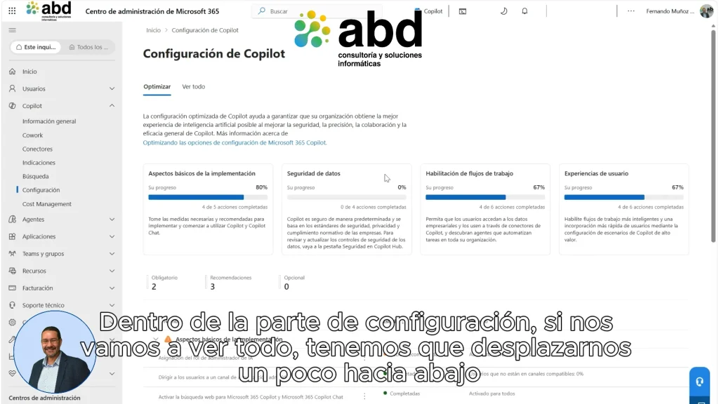activar Copilot Frontier